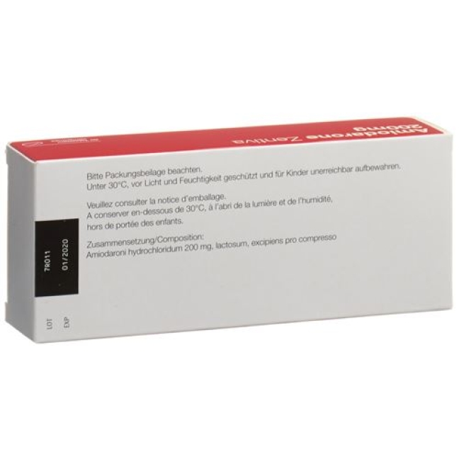 AMIODARONE Zentiva cpr 200 mg 60 pce