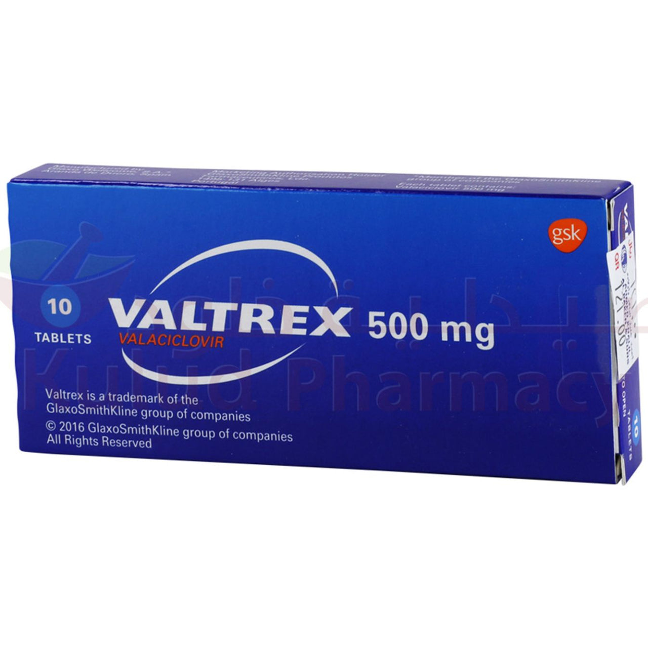 VALTREX cpr pell 500 mg 10 pce