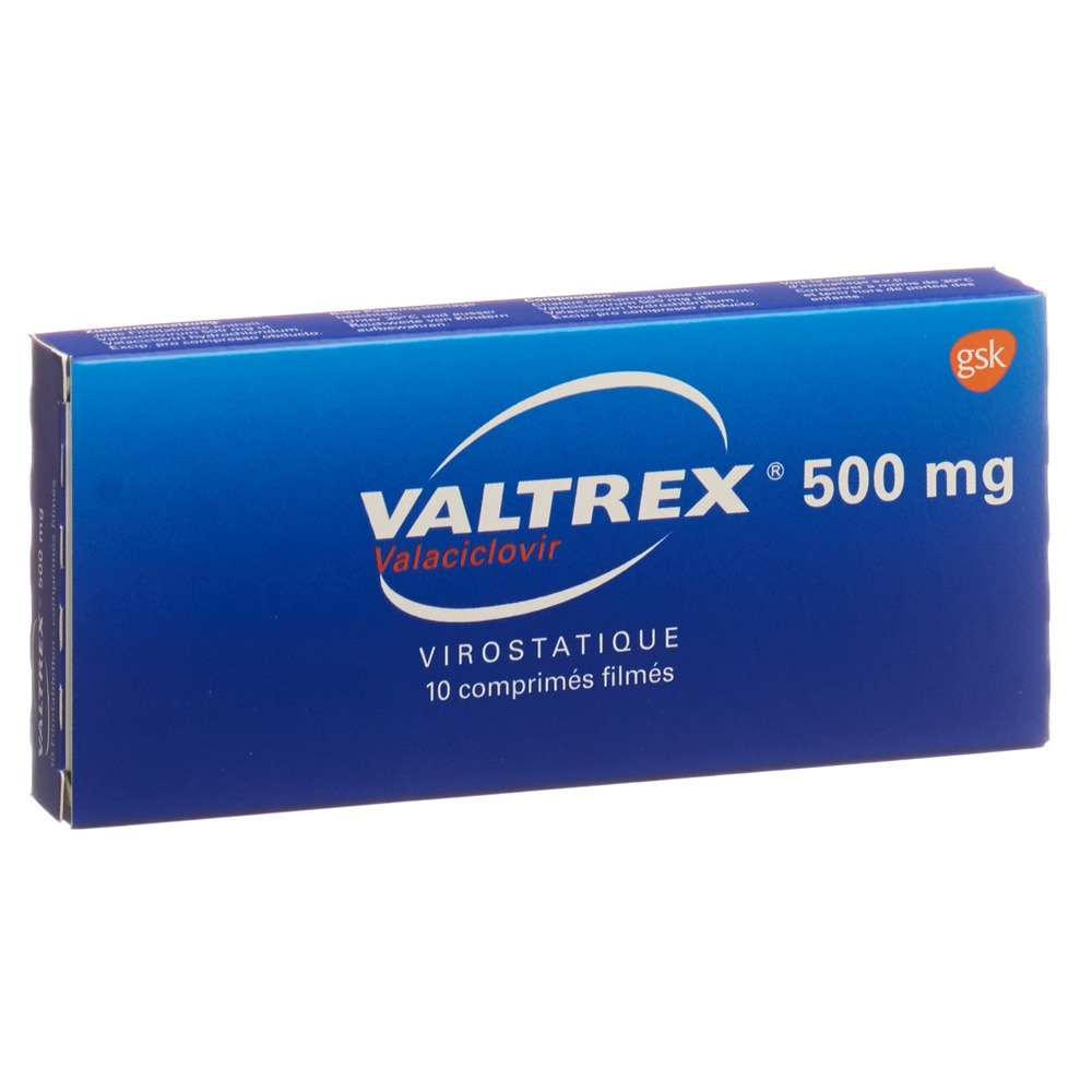 VALTREX cpr pell 500 mg 10 pce