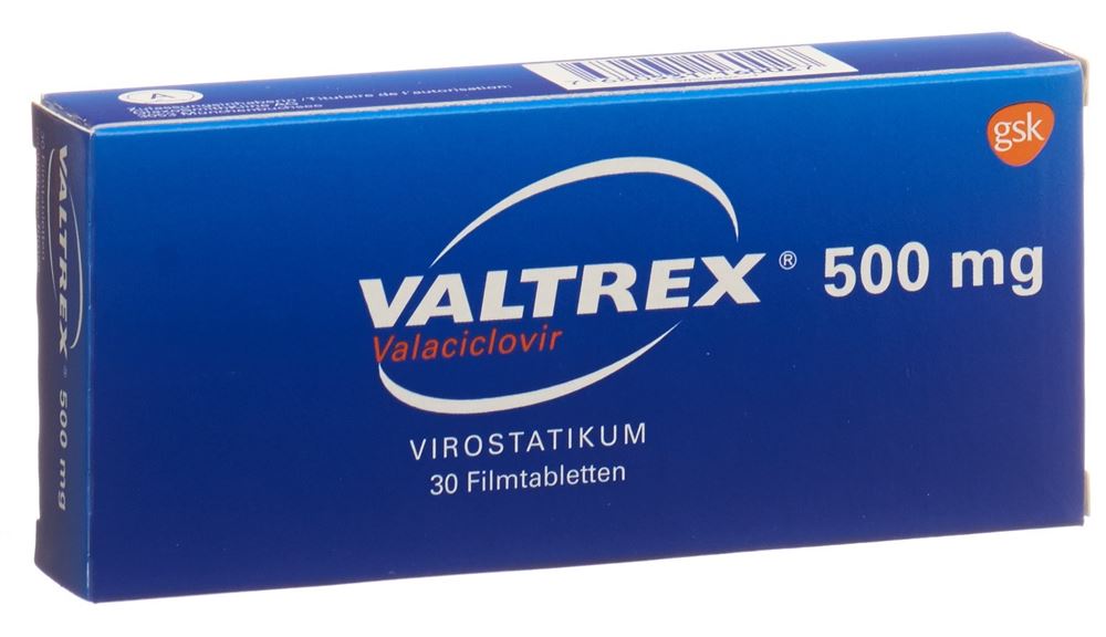 VALTREX cpr pell 500 mg 30 pce
