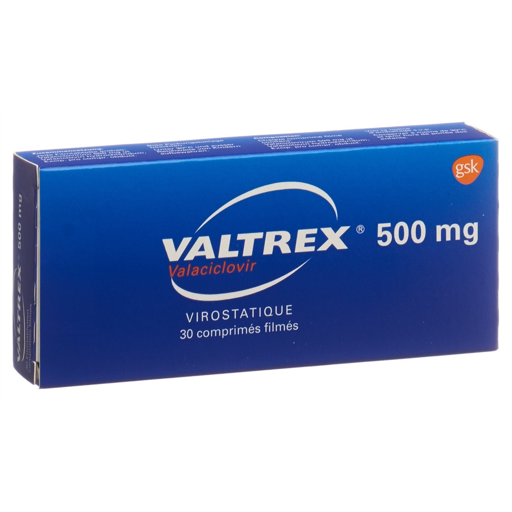 VALTREX cpr pell 500 mg 30 pce
