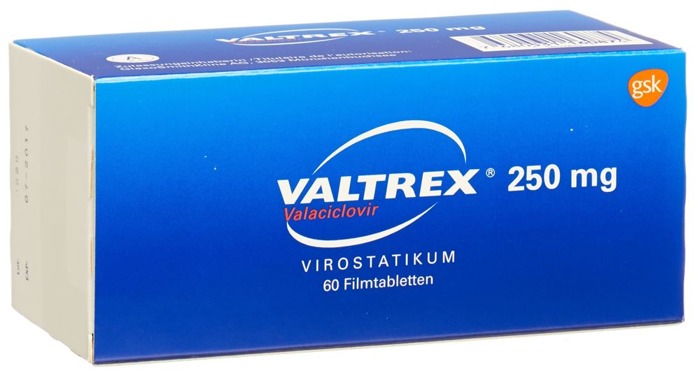 VALTREX cpr pell 250 mg 60 pce
