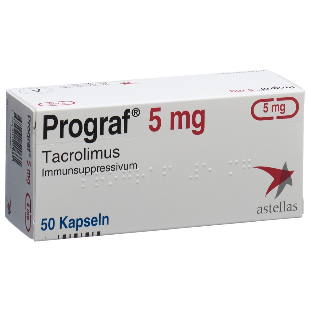 PROGRAF caps 5 mg 50 pce