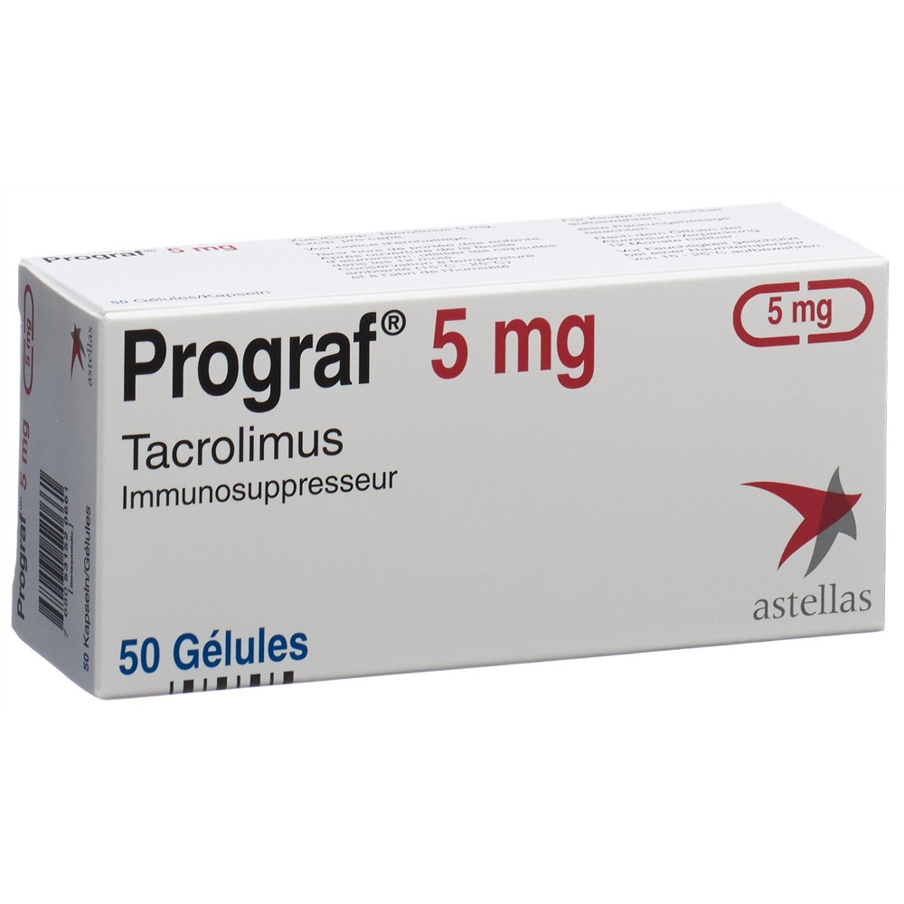 PROGRAF caps 5 mg 50 pce