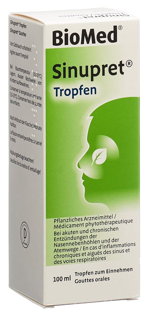 Sinupret Tropfen, Tropfen zum Einnehmen