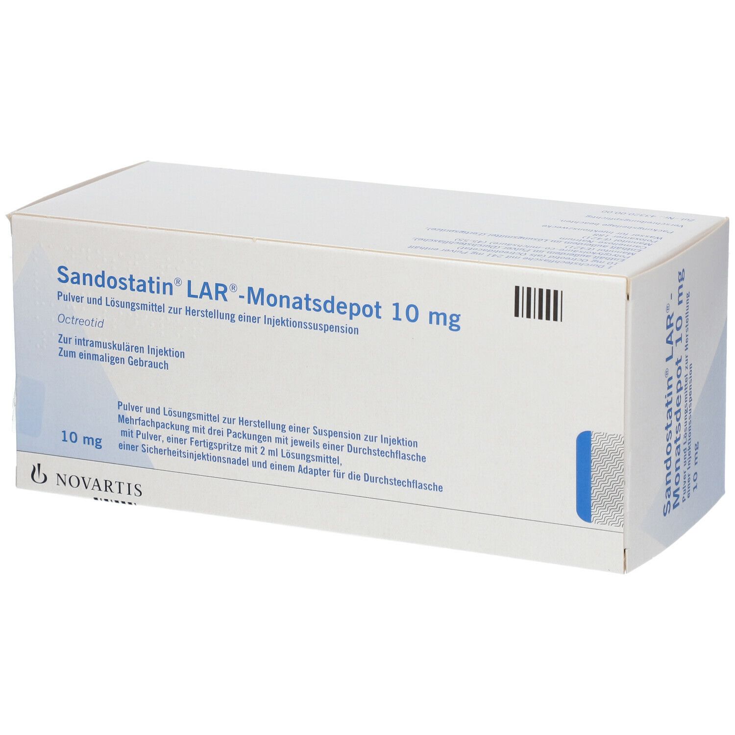 Sandostatin LAR 10 mg Fertigspritzen, Injektionspräparat