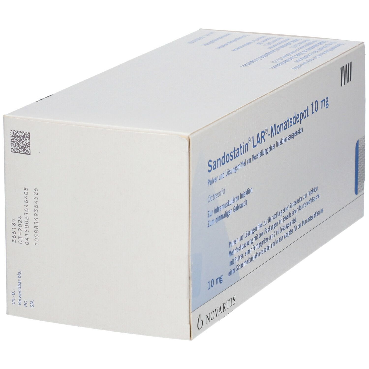 Sandostatin LAR 10 mg Fertigspritzen, Injektionspräparat