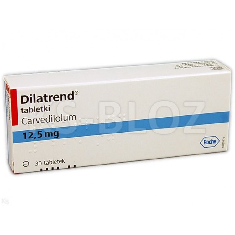 DILATREND cpr 12.5 mg 30 pce