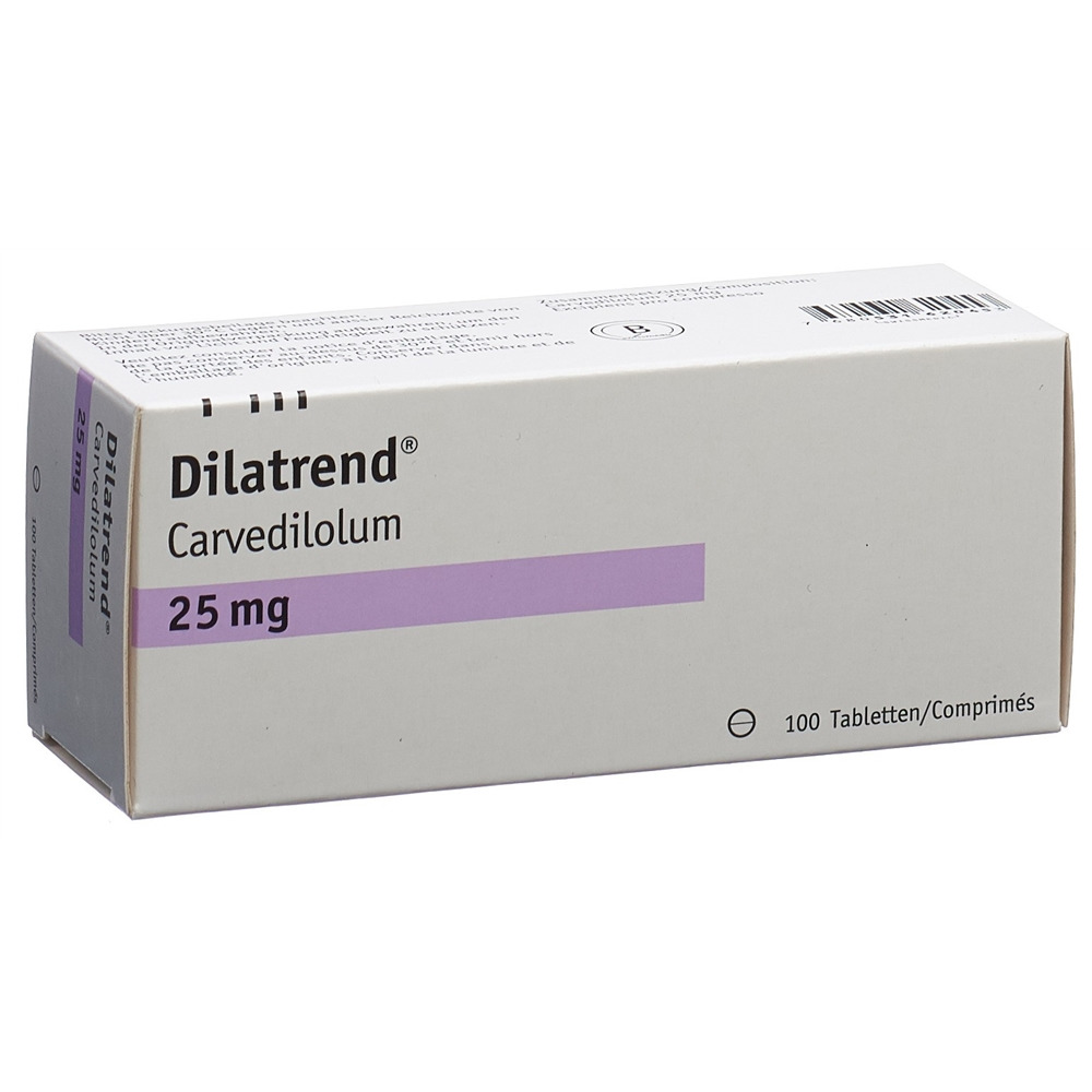 DILATREND cpr 25 mg 100 pce