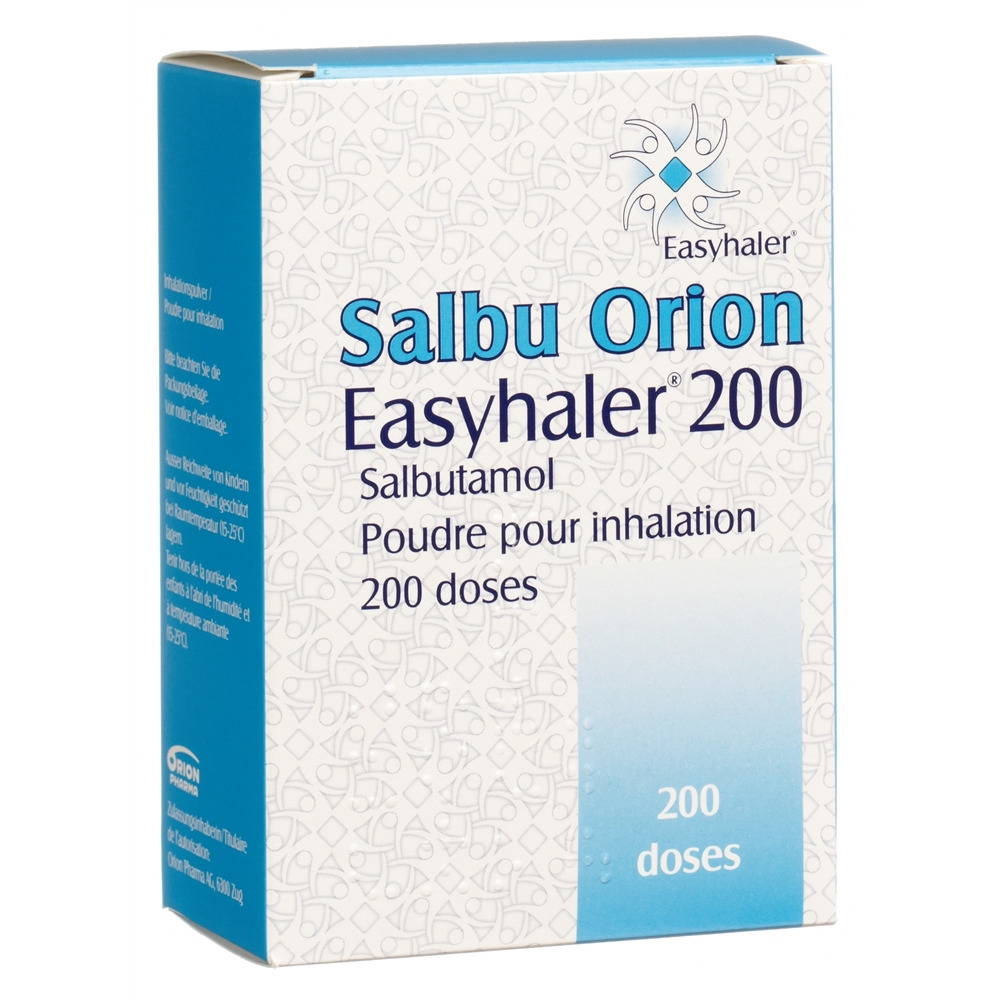 SALBU ORION Easyhaler pdr inh 0.2 mg 200 dos