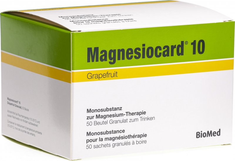 Magnesiocard 10 Grapefruit, Granulat zur Herstellung einer Lösung zum Einnehmen