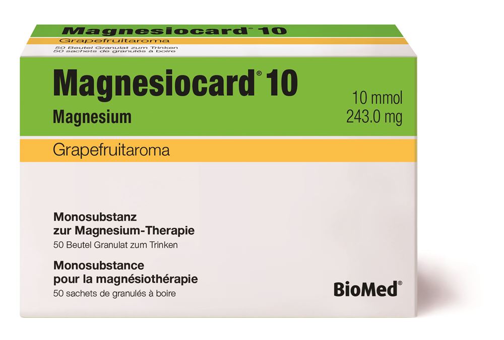 Magnesiocard 10 Grapefruit, Granulat zur Herstellung einer Lösung zum Einnehmen