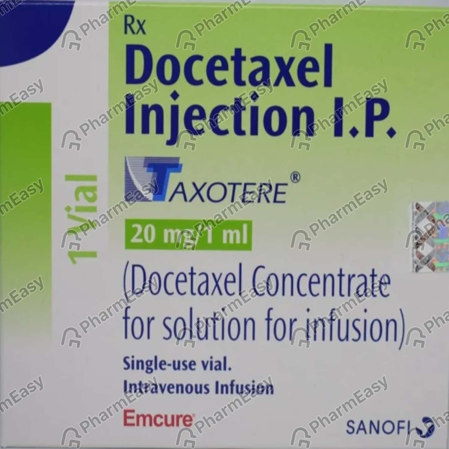 TAXOTERE conc perf 20 mg/ml flac 1 ml