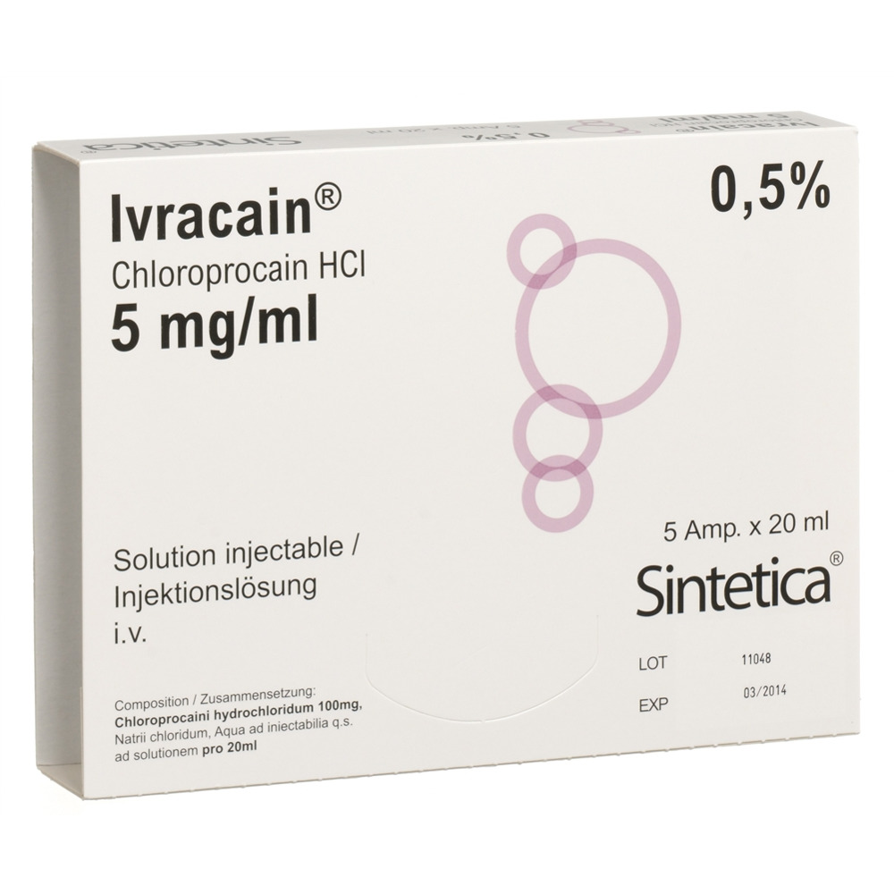 Ivracain 5mg/ml, soluzione iniettabile