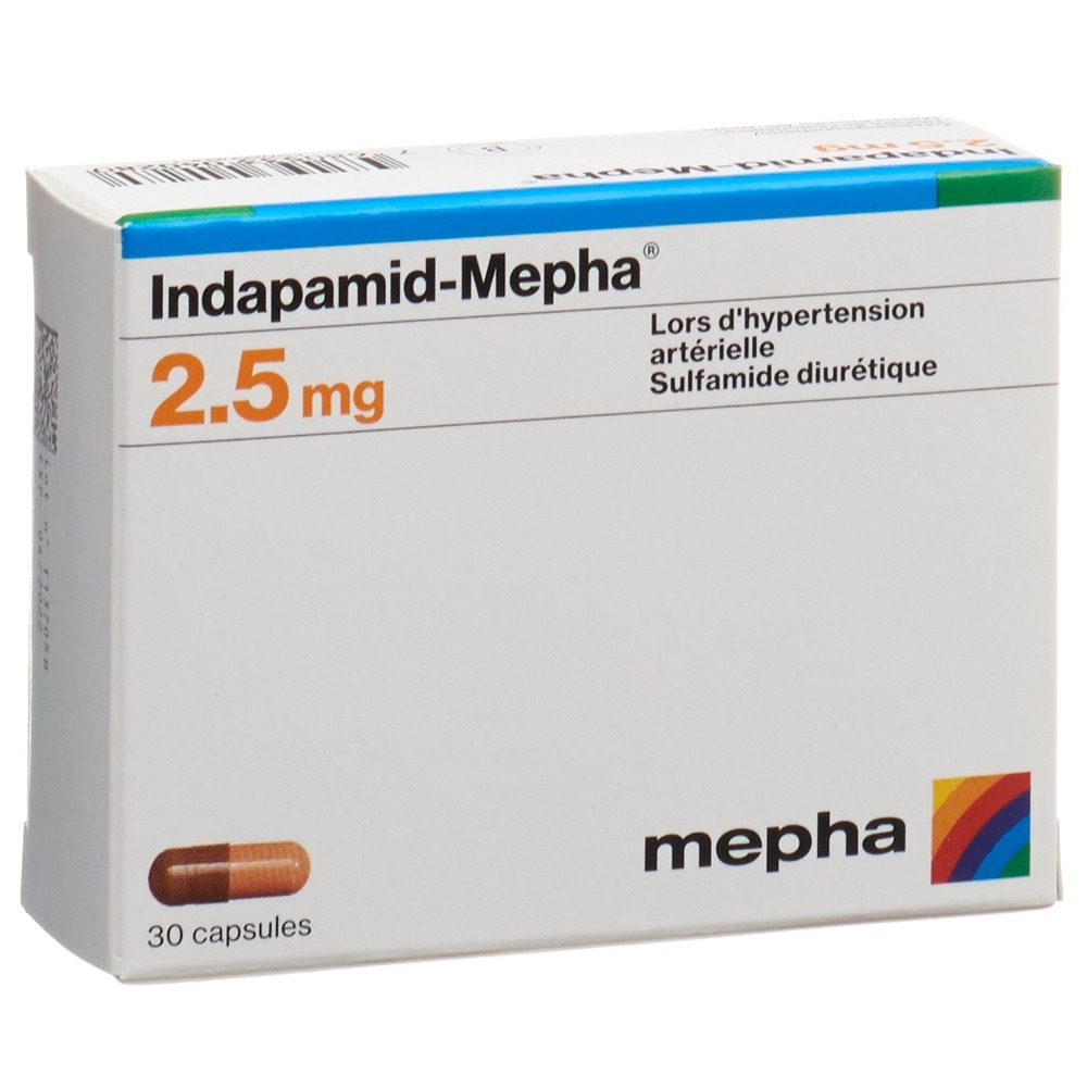 INDAPAMID Mepha caps 2.5 mg 30 pce
