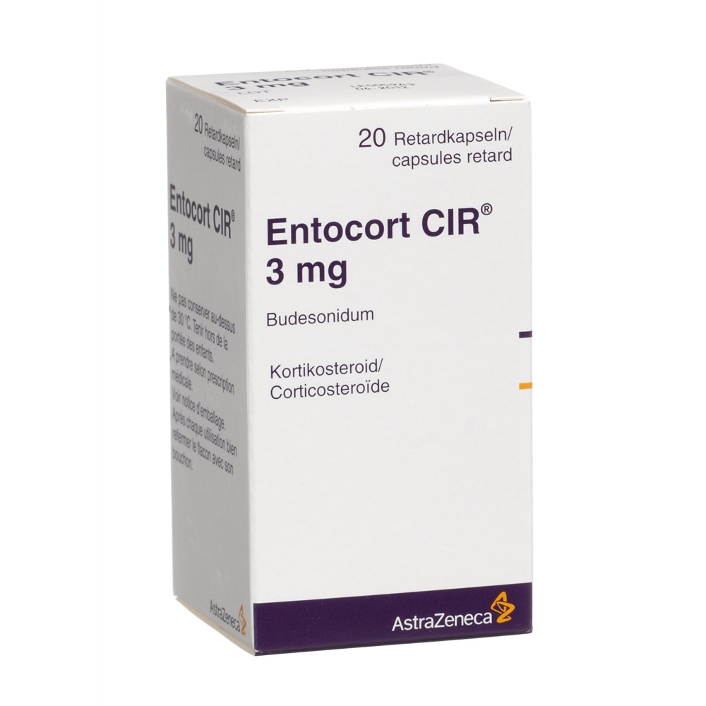 ENTOCORT CIR caps dures 3 mg 20 pce