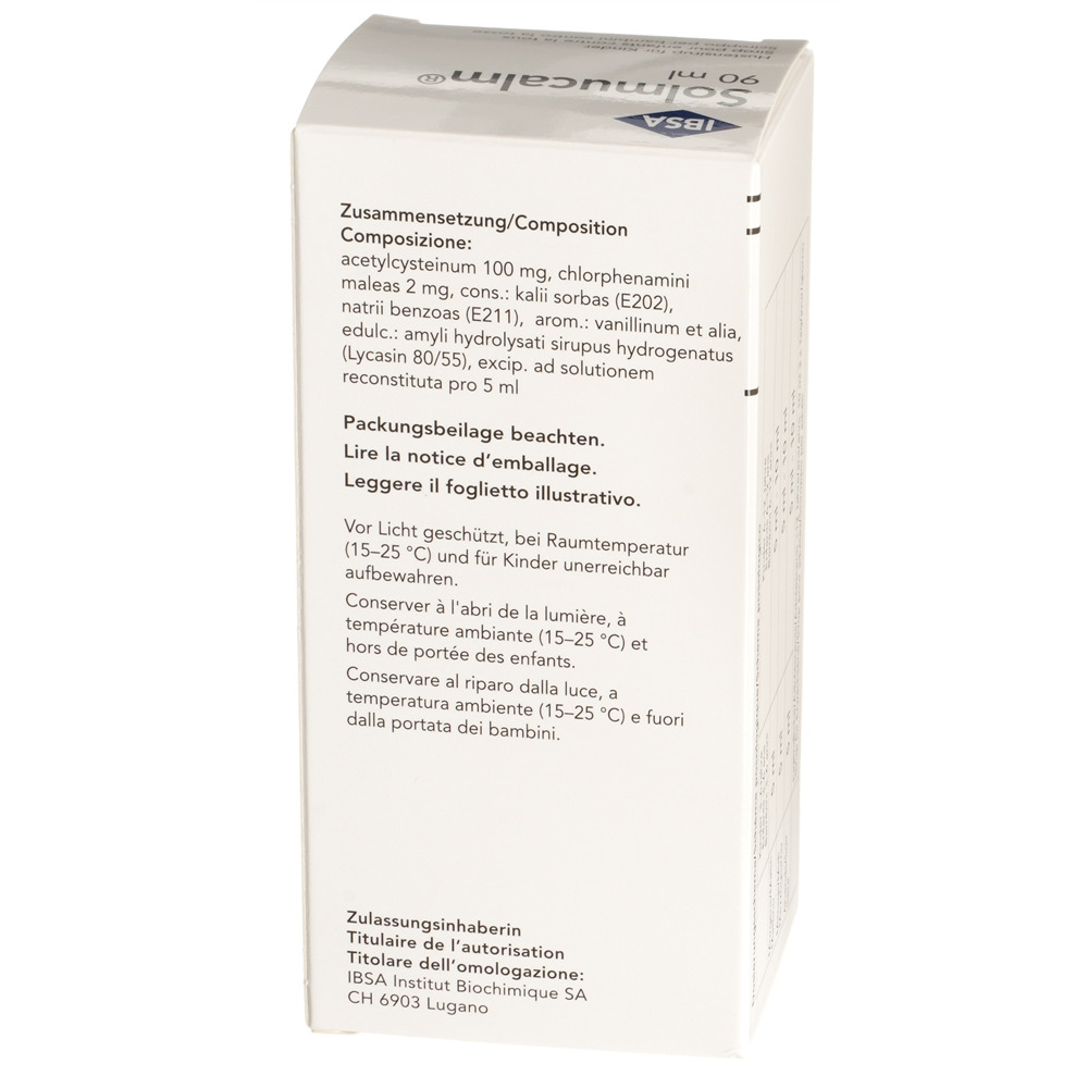 SOLMUCALM sirop enf fl 90 ml