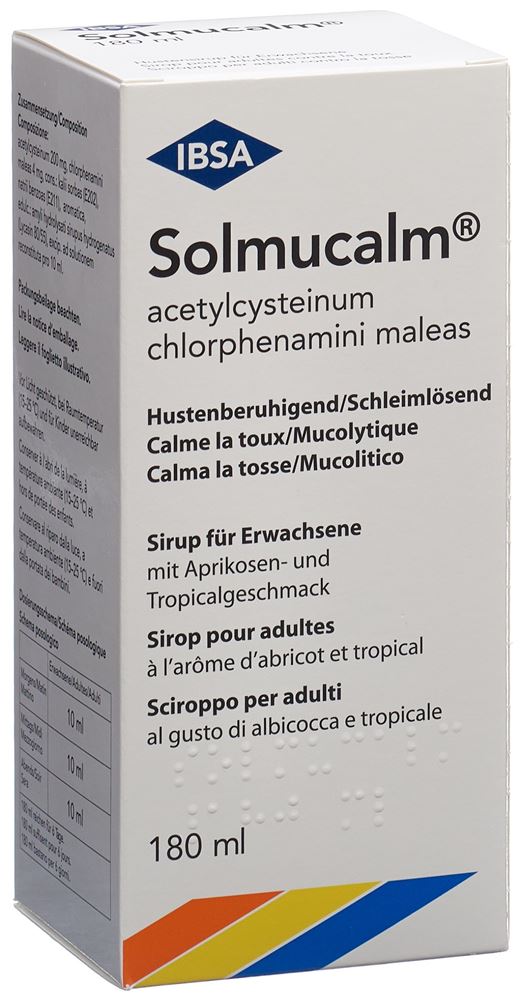 SOLMUCALM sirop adult fl 180 ml