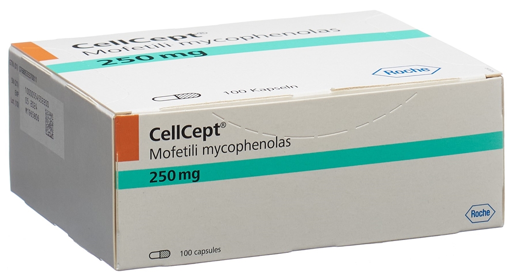 CELLCEPT gél 250 mg 100 pce