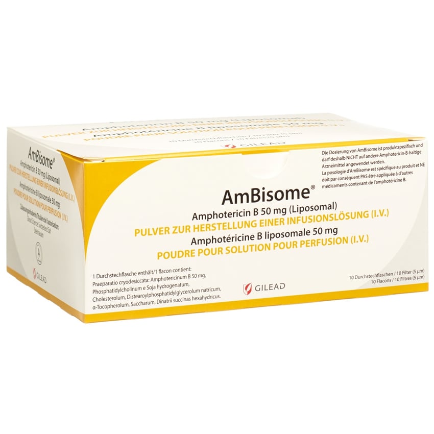 AmBisome, Pulver zur Herstellung einer Infusionsdispersion