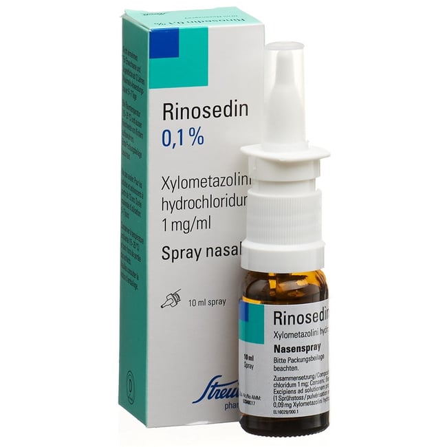 Rinosedin 0,1 %, Nasenspray, Lösung