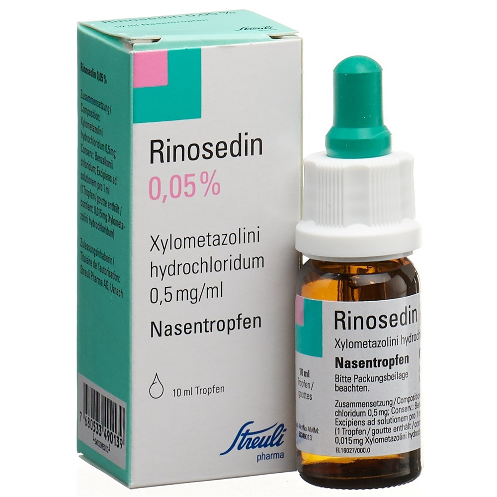Rinosedin 0,05 %, Nasentropfen, Lösung