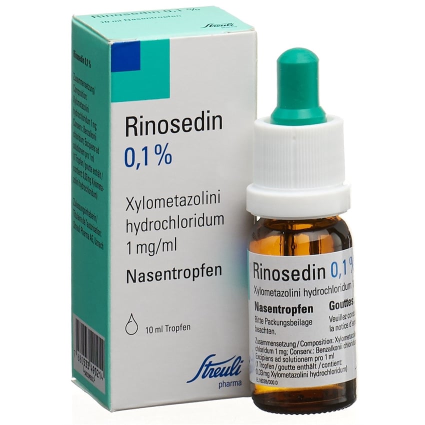 Rinosedin 0,1 %, Nasentropfen, Lösung