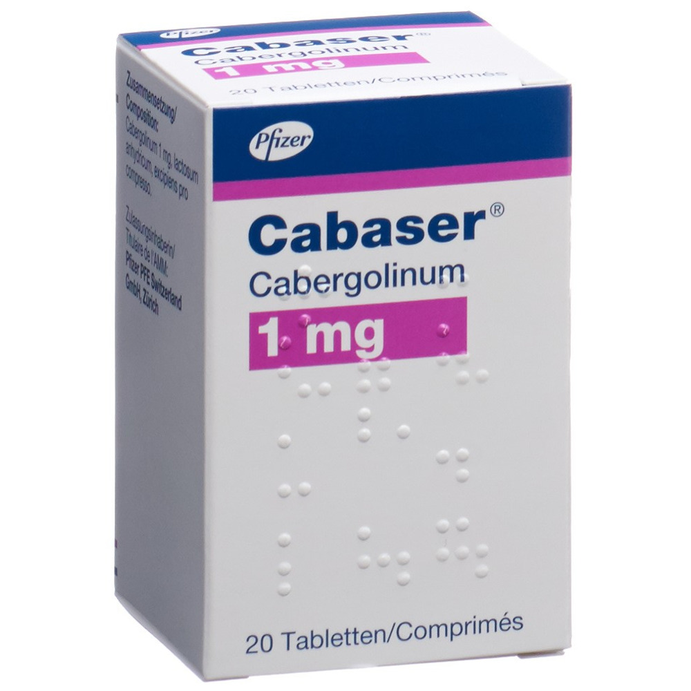 Cabaser 1 mg, Tabletten