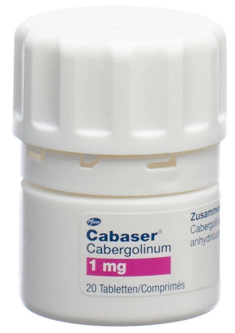 CABASER cpr 1 mg fl 20 pce
