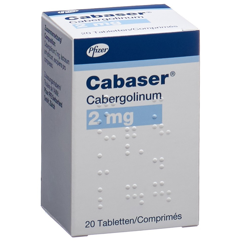 Cabaser 2 mg, Tabletten