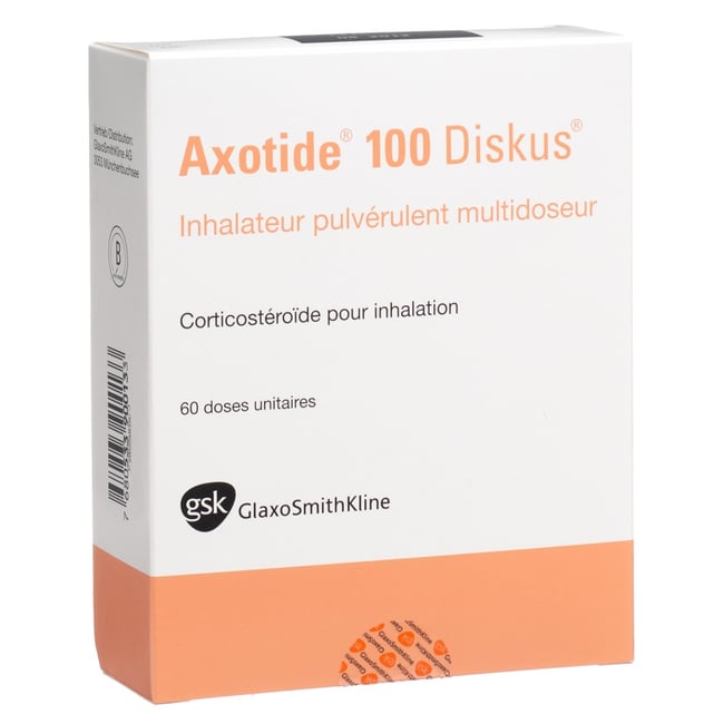 AXOTIDE Diskus multidose 100 mcg 60 dos