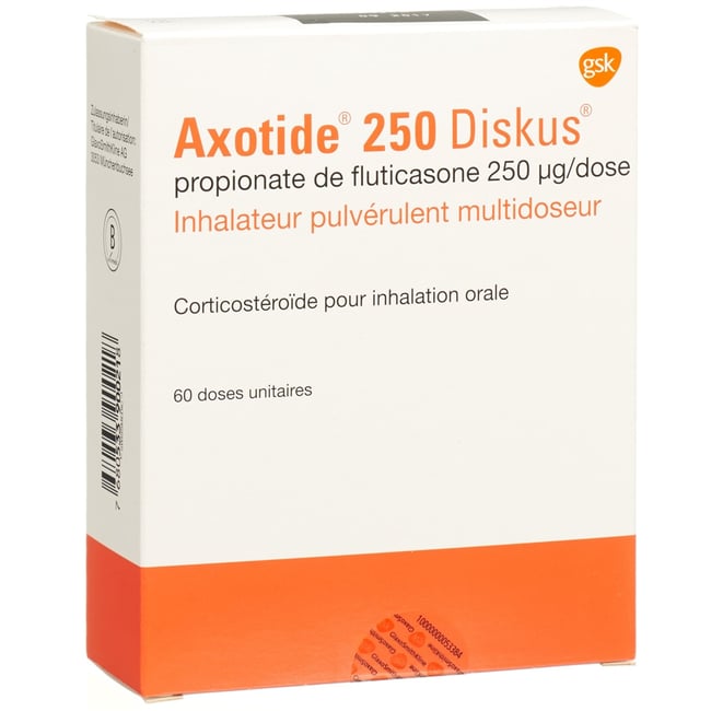 Axotide Diskus 250, Mutlidosen-Pulverinhalator