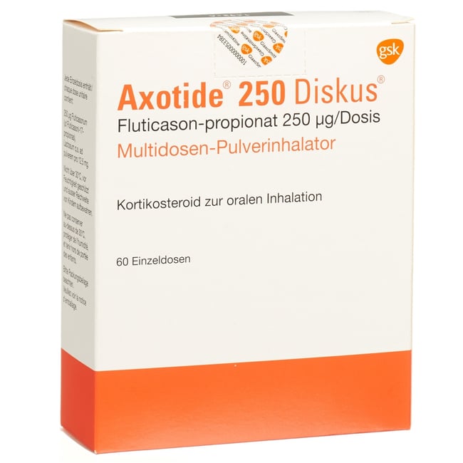 Axotide Diskus 250, Mutlidosen-Pulverinhalator