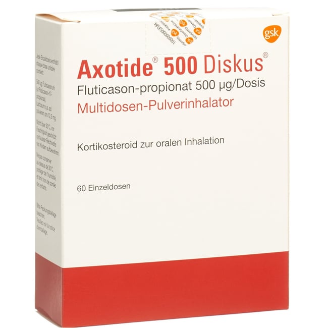 AXOTIDE Diskus multidose 500 mcg 60 dos