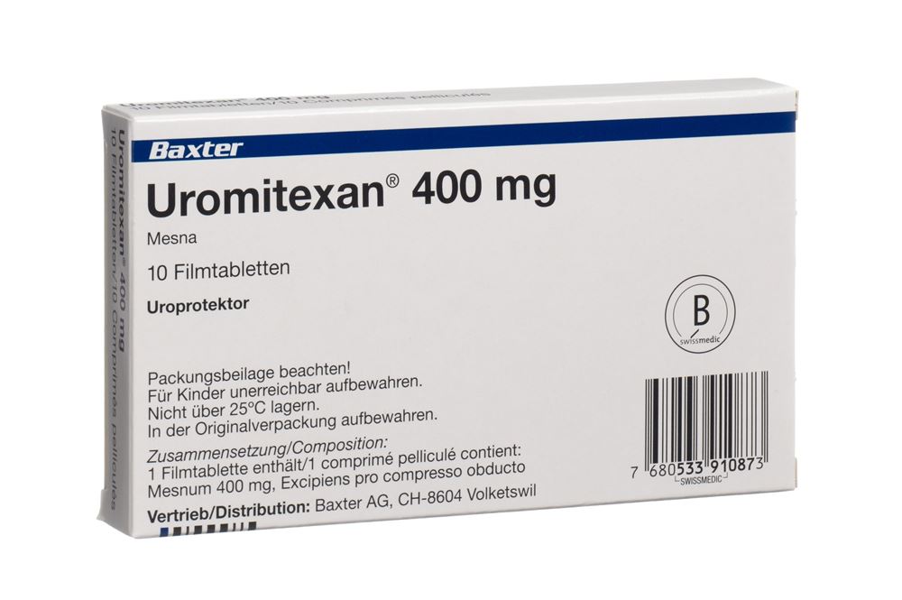 UROMITEXAN cpr pell 400 mg 10 pce