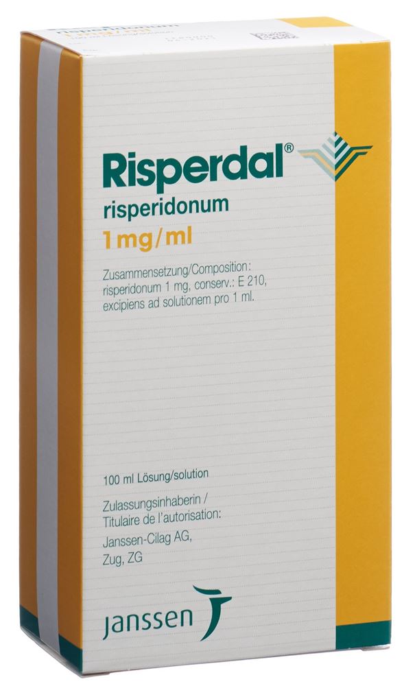 RISPERDAL sol 1 mg/ml fl 100 ml