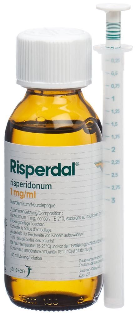 RISPERDAL sol 1 mg/ml fl 100 ml