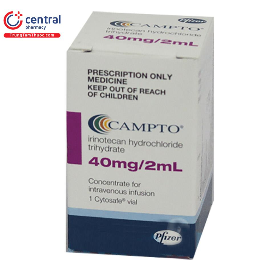 Campto 40 mg/2 ml, Konzentrat zur Herstellung einer Infusionslösung
