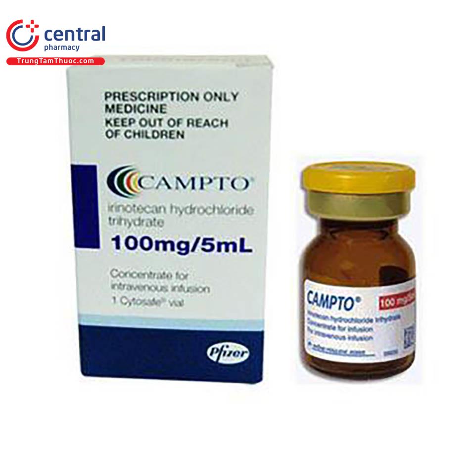 Campto 100 mg/5 ml, Konzentrat zur Herstellung einer Infusionslösung
