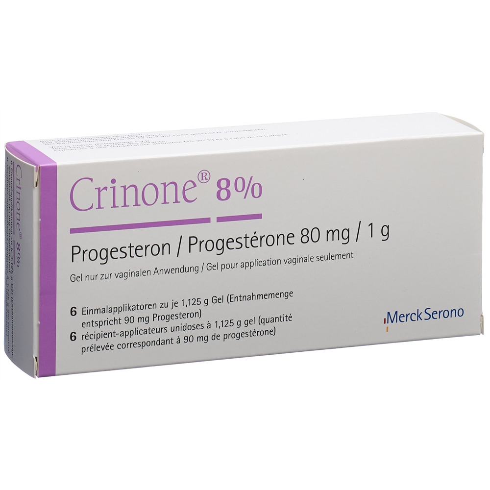 Crinone 8 %, Vaginalgel