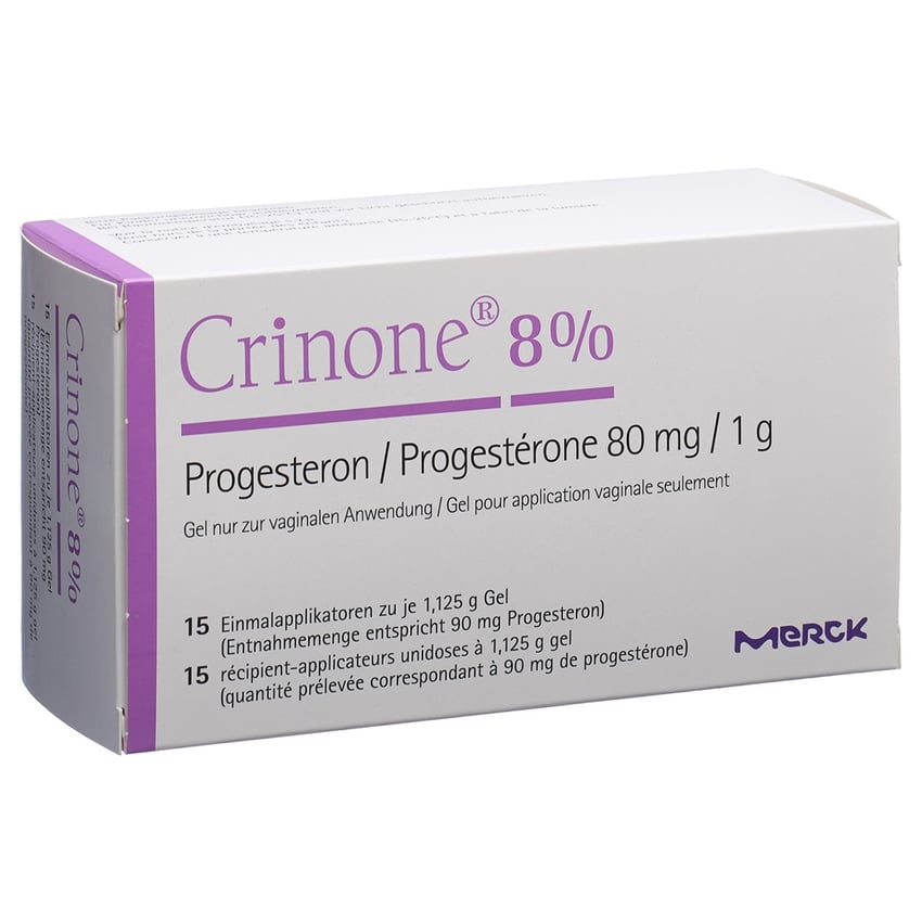 Crinone 8 %, Vaginalgel