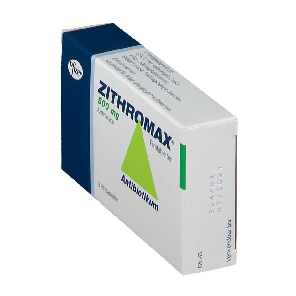 ZITHROMAX cpr pell 500 mg 3 pce