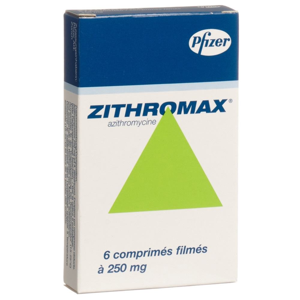 ZITHROMAX cpr pell 250 mg 6 pce