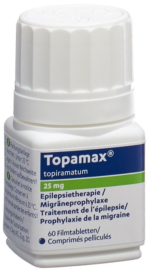 TOPAMAX cpr pell 25 mg bte 60 pce