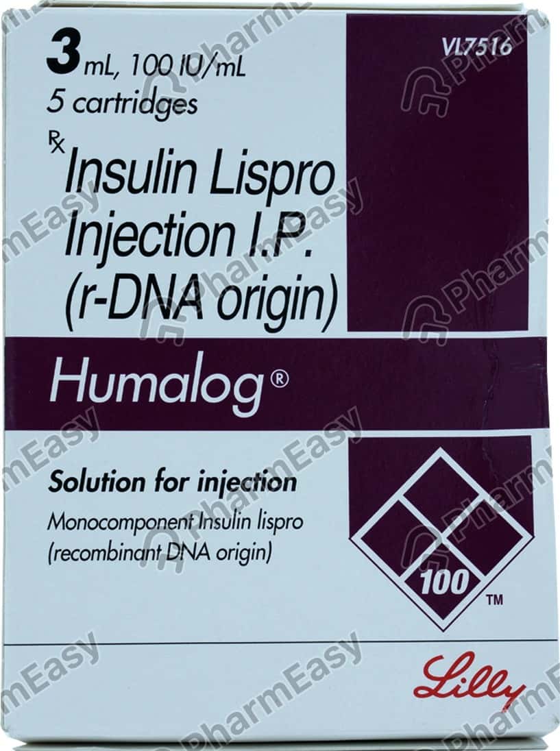 Insulin Lilly Humalog cartouches 3,0 ml, solution injectable