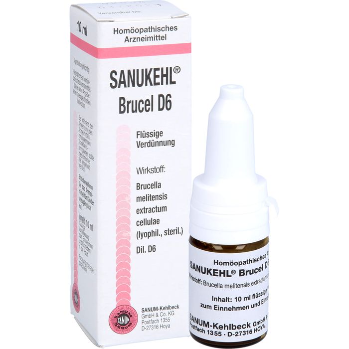 Sanukehl Brucel D6, Tropfen zum Einnehmen und Einreiben