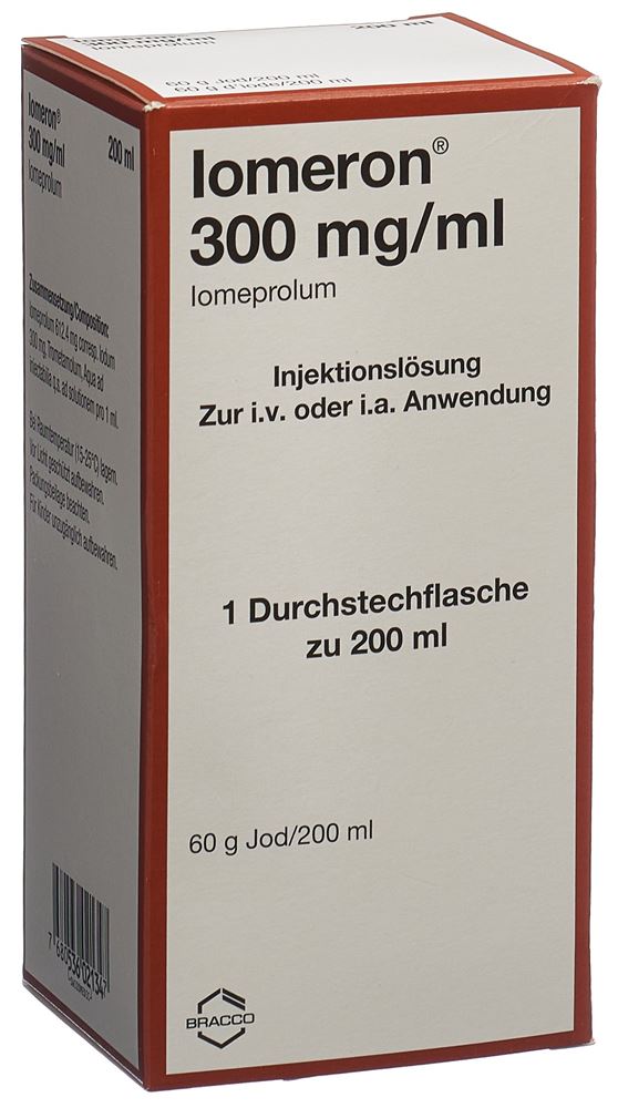 IOMERON sol inj 300 mg/ml 200ml fl