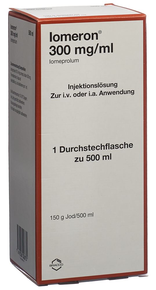IOMERON sol inj 300 mg/ml 500ml fl
