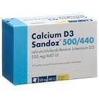 Calcium D3 Sandoz 500/440, Instant-Pulver mit Zitronenaroma