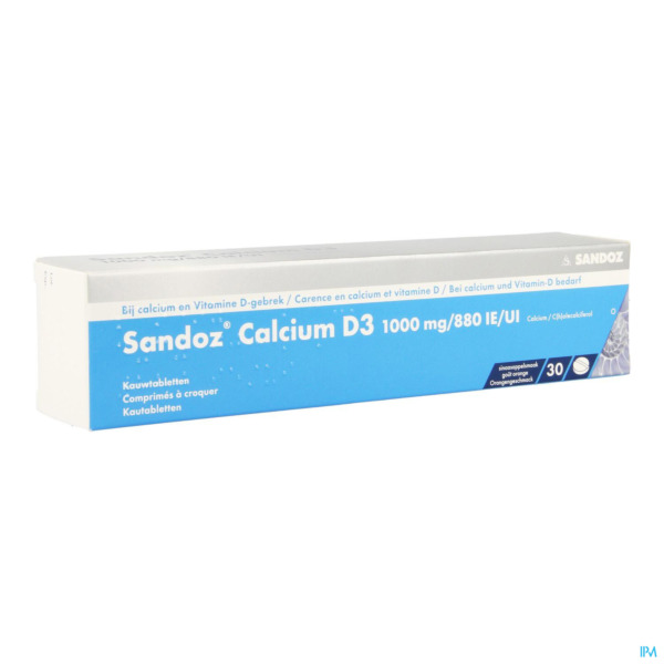 Calcium D3 Sandoz 1000/880, Instant-Pulver mit Zitronenaroma